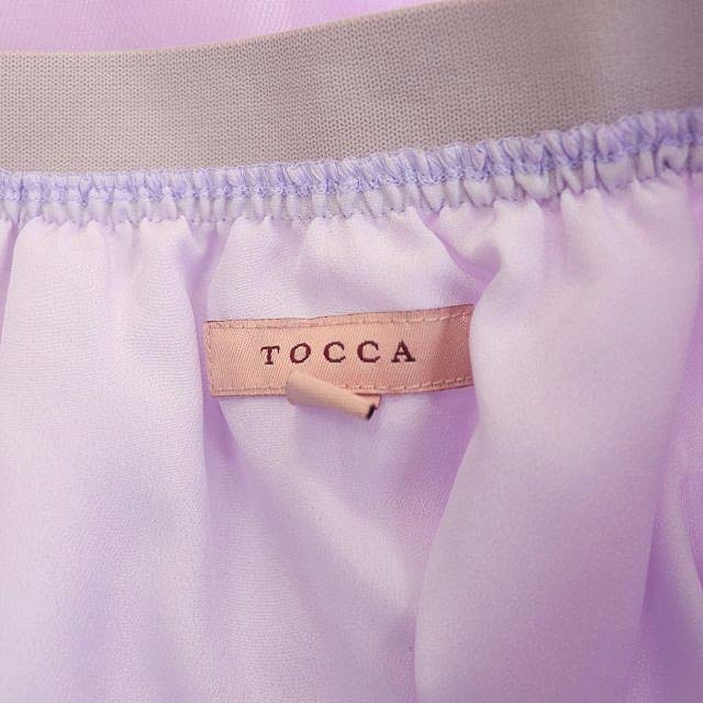 TOCCA(トッカ)のトッカ TOCCA 19AW チュールスカート ロング フレア 0 紫 パープル レディースのスカート(ロングスカート)の商品写真