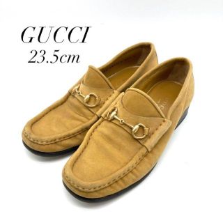 ☆未使用☆GUCCIスエードローファー*サイズの確認お願いします-