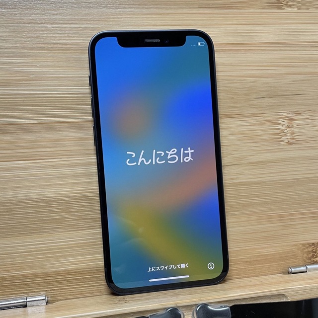 【SIMロック解除済】iPhone 12 mini Black 128GB au対応内蔵ストレージ容量