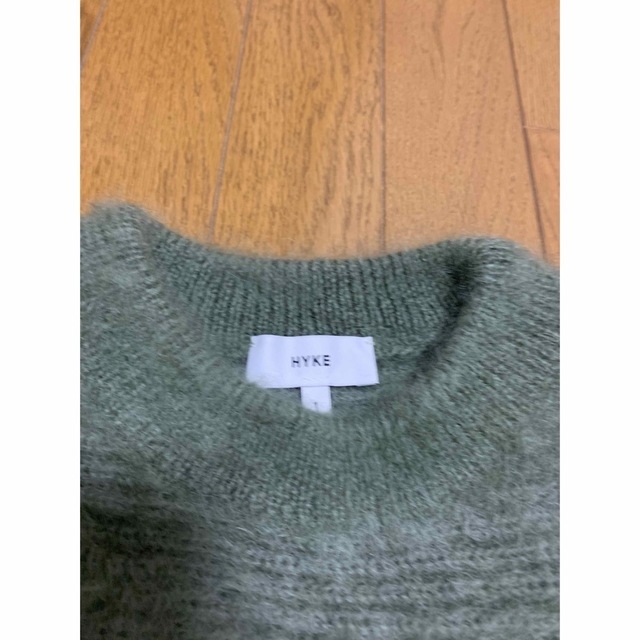 HYKE ハイク MOHAIR CROP KNIT モヘアクロップニット-bydowpharmacy.com