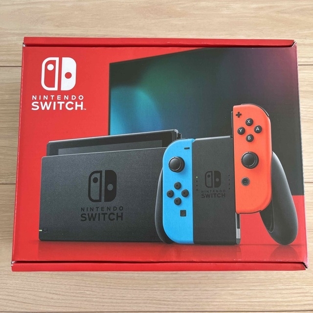 新品未開封】 任天堂 スイッチ switch 本体 ネオン クーポン付 2台 新品未開封】 任天堂 スイッチ switch 本体 ネオン クーポン付 2台