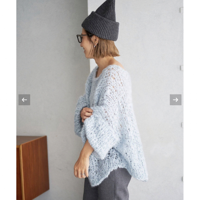 Plage(プラージュ)の完売品　新品♡ HANDKNIT ジャンボタムニット♡ レディースのトップス(ニット/セーター)の商品写真