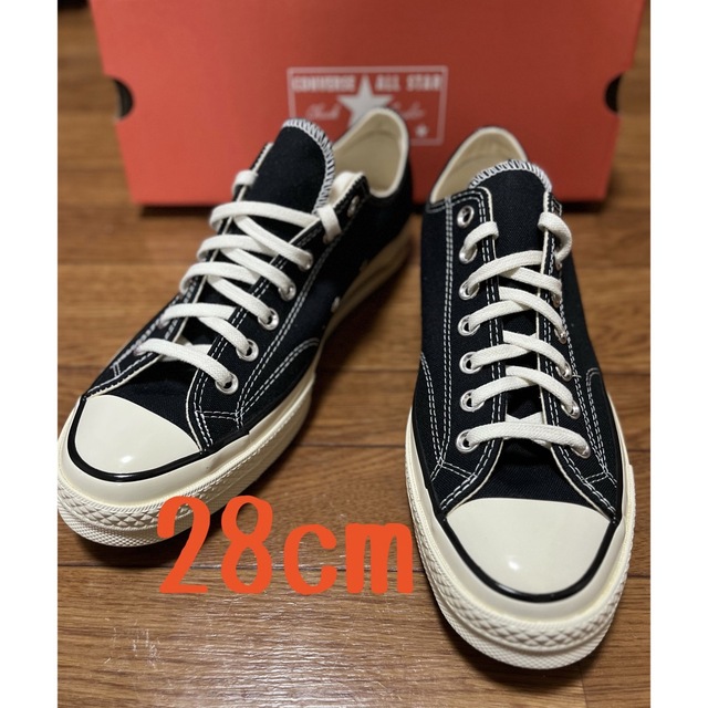 【新品】converse ct70 ローカット ブラック US9.5/28cm