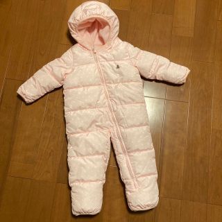 ベビーギャップ(babyGAP)のベビーギャップ ジャンプスーツ コート ハートドット 80cm 12-18ヶ月(ジャケット/コート)