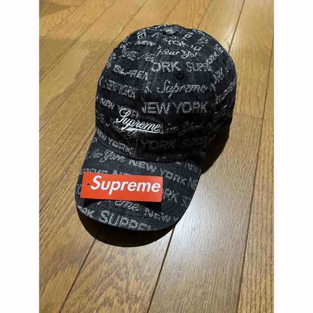 希少 Supreme Multi Type Jacquard Denim帽子