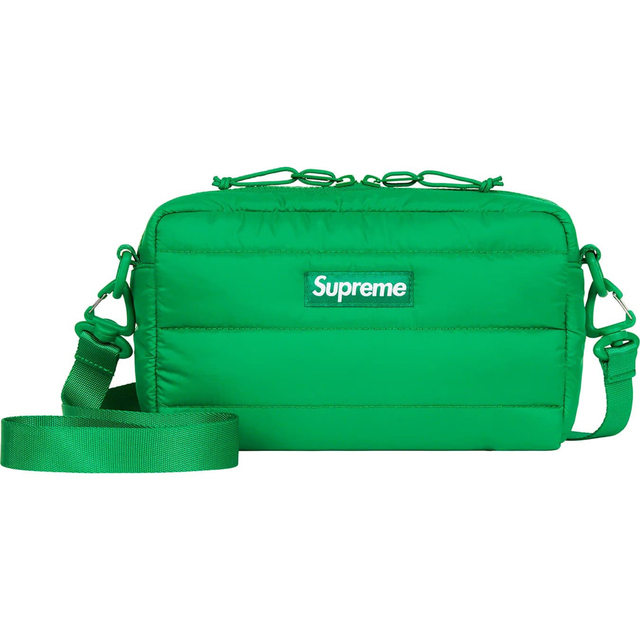 Supreme Puffer Side Bag Green 2