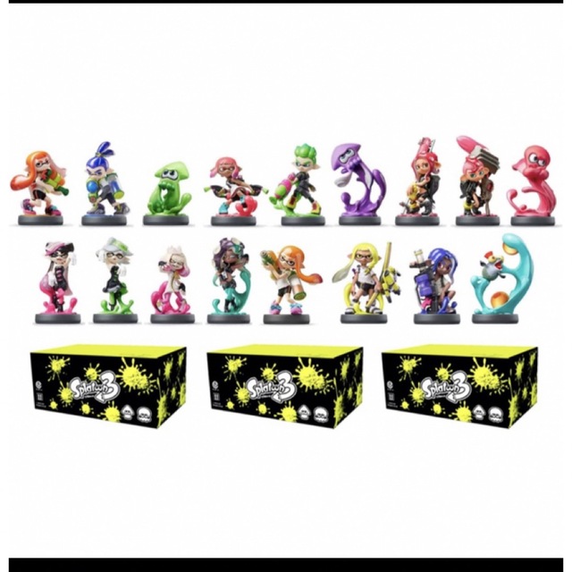 WEB限定】 - 任天堂 スプラトゥーン セット 17種(17体) amiibo ゲーム