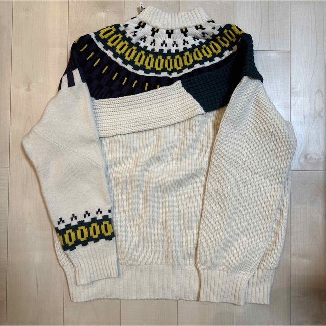 sacai(サカイ)のSacai 21aw Wool Knit Pullover サイズ3 メンズのトップス(ニット/セーター)の商品写真