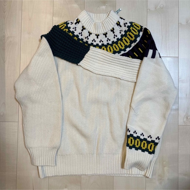 Sacai 21aw Wool Knit Pullover サイズ3トップス