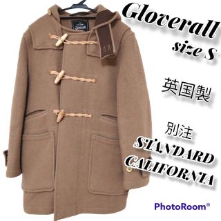 Gloverall - Groverall ダッフルコート キャメル ファー付 MONTY 英国