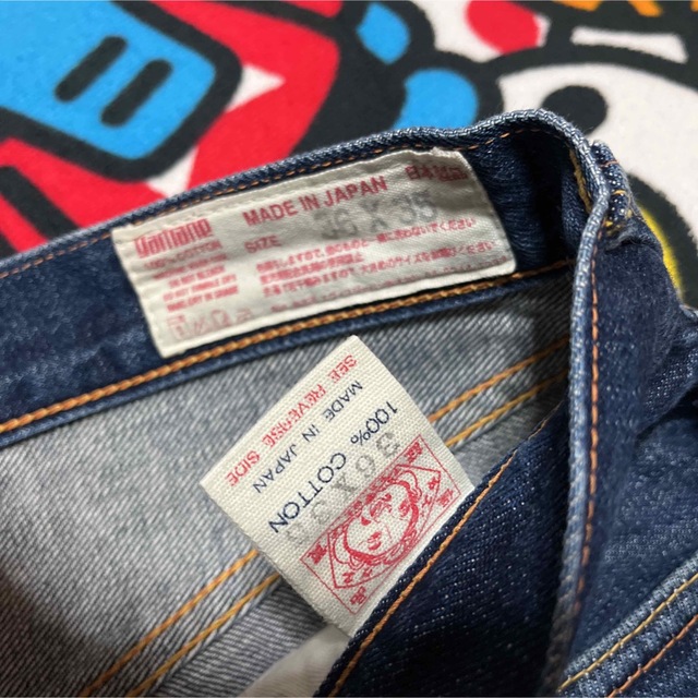 EVISU(エビス)のEVISU 2001 No.2 デニム　パンツ　DENIM 刺繍　カモメ　赤 メンズのパンツ(デニム/ジーンズ)の商品写真