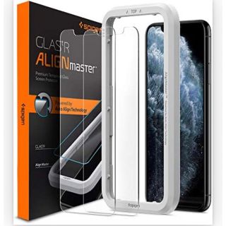 シュピゲン(Spigen)のSpigen AlignMaster ガラスフィルム　iPhone X,Xs(保護フィルム)