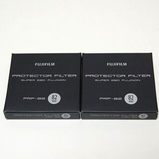 フジフイルム(富士フイルム)のFUJIFILM 82mm プロテクトフィルター PRF-82 2個セット新品(フィルター)