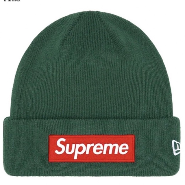 Supreme New Era Box Logo Beanie ビーニー ダーク