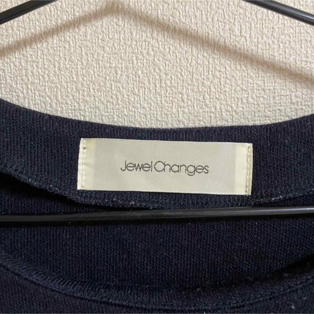 Jewel Changes(ジュエルチェンジズ)のジュエルチェンジズ　バイカラートップス レディースのトップス(カットソー(長袖/七分))の商品写真