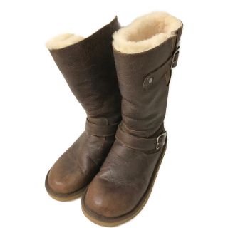 UGG エンジニアブーツ　本革ムートン　美品☆(ブーツ)