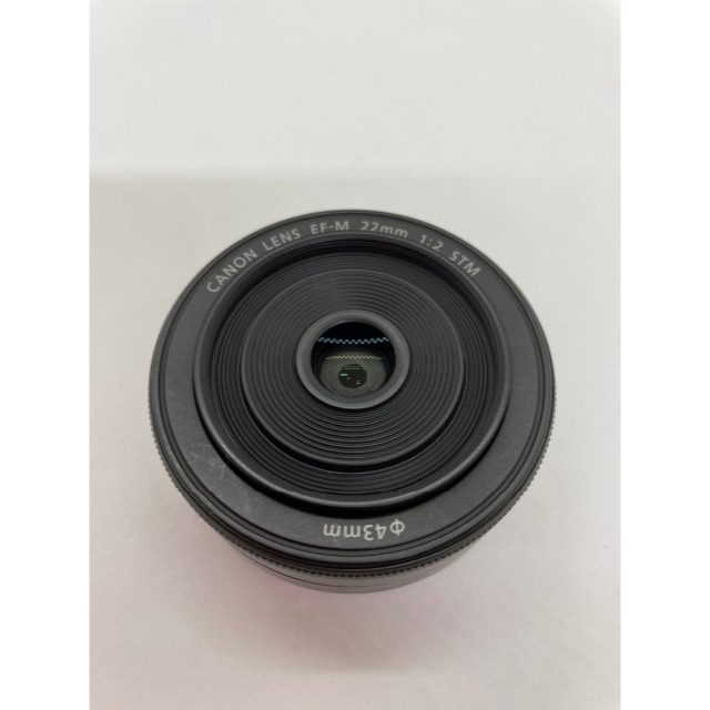 ほぼ新品 動作確認済みCANON EF-M 22mm F/2 STM#50レンズ(単焦点)