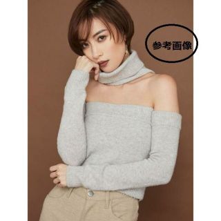 ジェイダ(GYDA)のジェイダ  GYDA  2WAY チョーカー ベア ニット TOPS 美品(ニット/セーター)