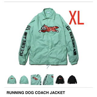 【XL】icecream running dog coach jacket