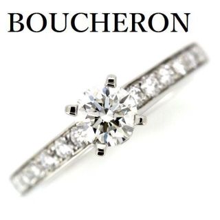 ブシュロン(BOUCHERON)のブシュロン ビーラブド ダイヤモンド 0.42ct F-VVS2-3EX ♯46(リング(指輪))