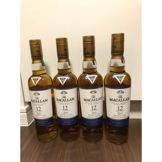 マッカラン12年ダブルカスク THE MACALLAN 4本 新品未開封