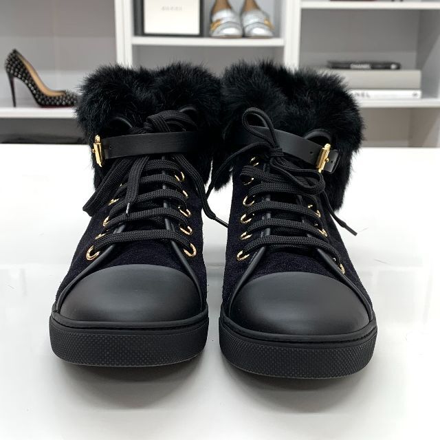 LOUIS VUITTON - 3568 ヴィトン パンチーライン スエード ファー
