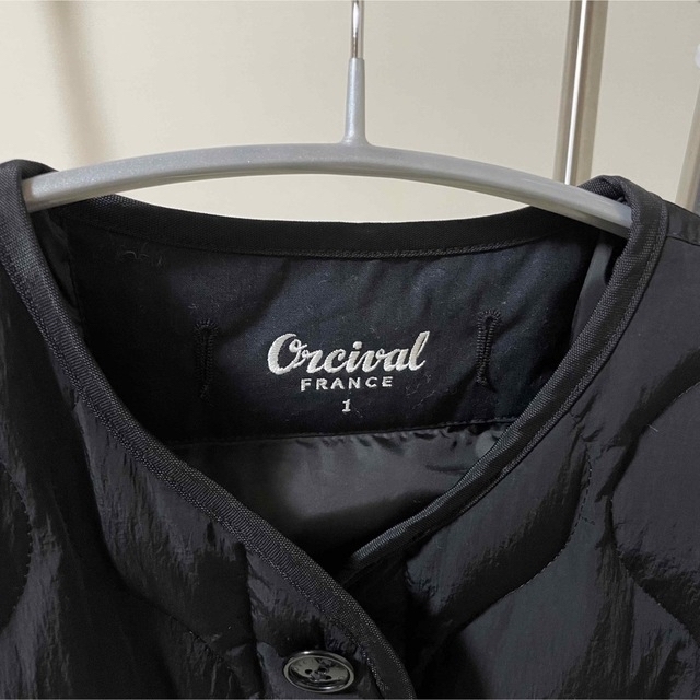 ORCIVAL オーシバル リモンタナイロン ノーカラー キルティングコート