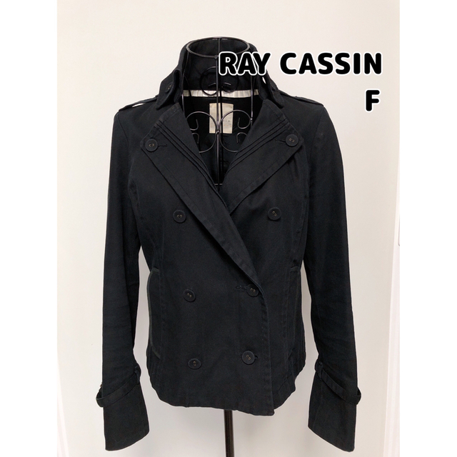 RayCassin(レイカズン)のレイカズン　M〜L 春ジャケット　ショートトレンチ レディースのジャケット/アウター(トレンチコート)の商品写真