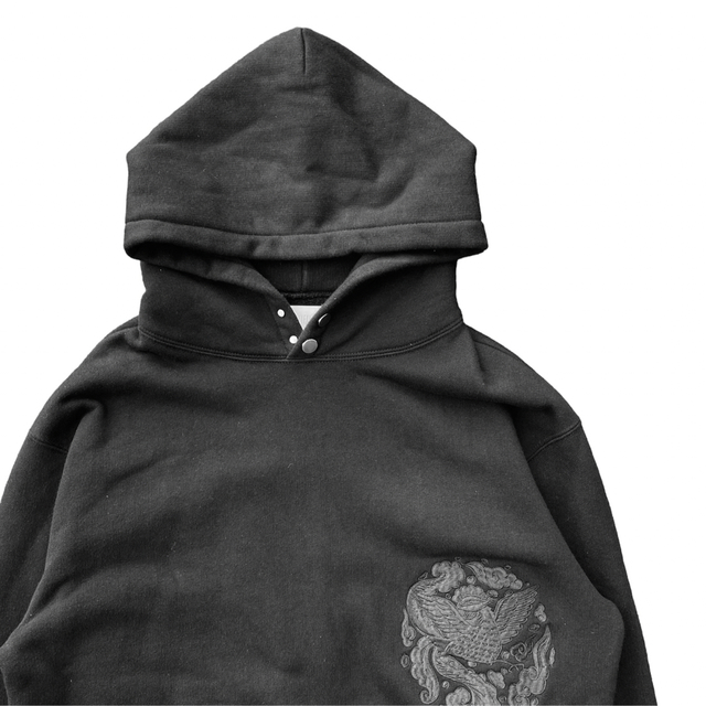 FORTYFOUR ice & techno embroidery hoodie 1