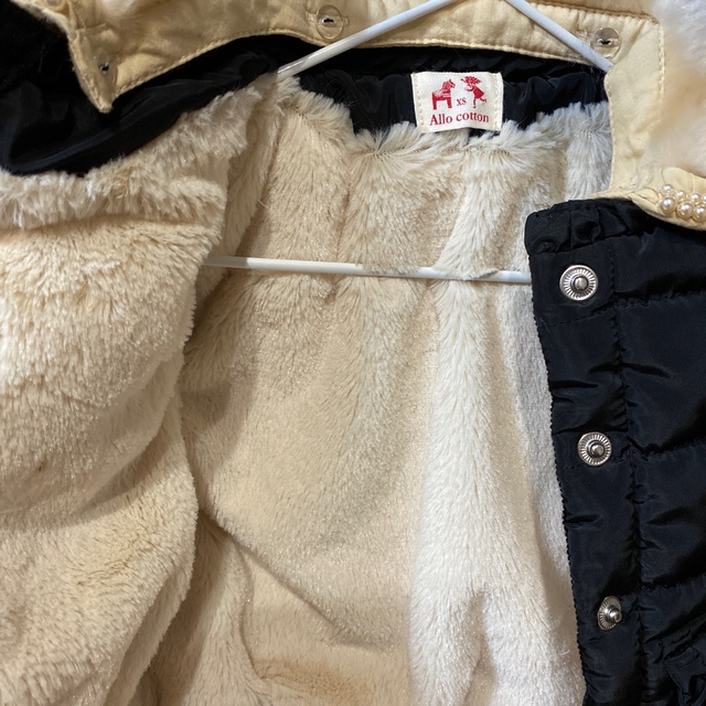 80 アロコットン　ダウン キッズ/ベビー/マタニティのベビー服(~85cm)(ジャケット/コート)の商品写真