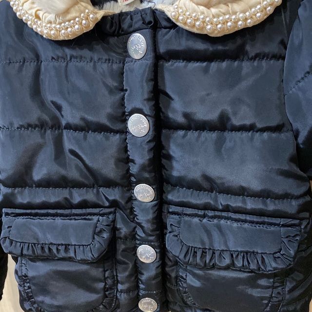 80 アロコットン　ダウン キッズ/ベビー/マタニティのベビー服(~85cm)(ジャケット/コート)の商品写真