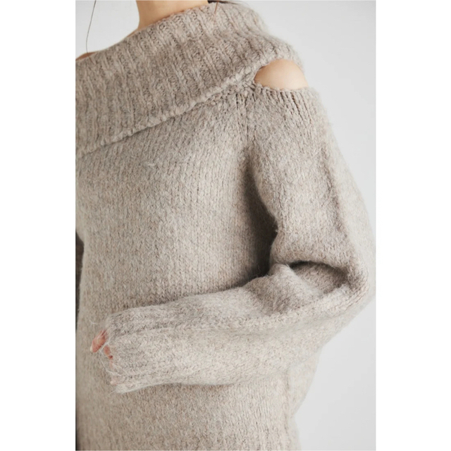 rienda(リエンダ)のrienda アシンメトリールーズknit TOP レディースのトップス(ニット/セーター)の商品写真