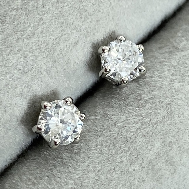 生まれのブランドで 【17-39】ダイヤモンド ピアス D0.62ct ピアス