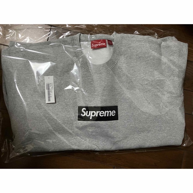 Supreme Box Logo Crewneck グレーL