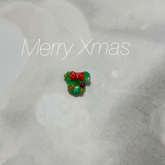 クリスマスネイル クリスマスリース クリスマス　3dネイルパーツ コスメ/美容のネイル(デコパーツ)の商品写真