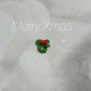 クリスマスネイル クリスマスリース クリスマス　3dネイルパーツ(デコパーツ)