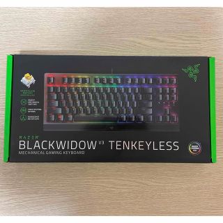 レイザー(Razer)のRAZER BLACKWIDOW V3 テンキーレス　レーザー　キーボード(PC周辺機器)