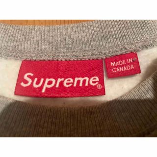 おまけあり15AW supreme crewneck box logo L