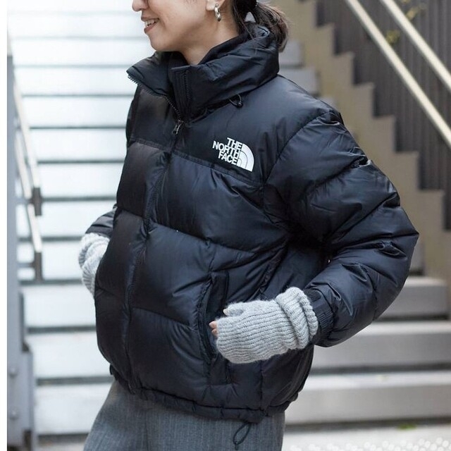 フレームワーク購入★ノースフェイス　Short Nuptse Jacket新品MﾌﾞﾗｯｸK