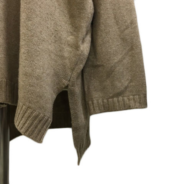 moussy(マウジー)のマウジー セーター ニット プルオーバー スリット 無地 長袖 F ベージュ レディースのトップス(ニット/セーター)の商品写真