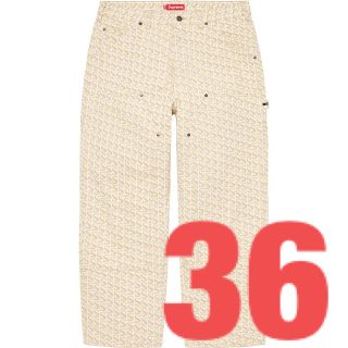 シュプリーム(Supreme)のSupreme Monogram Double Knee Denim Pant(ペインターパンツ)