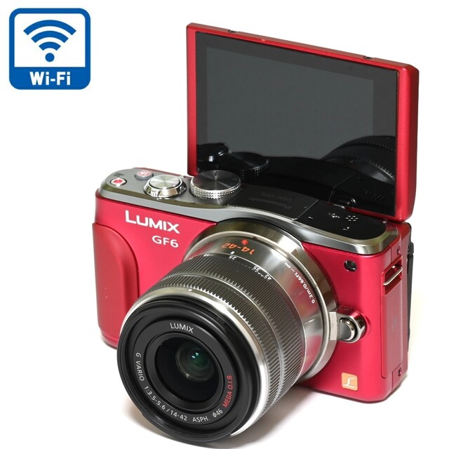 ❤️Wi-Fi内蔵＆自撮り❤️Panasonic LUMIX GF6 ブラック-