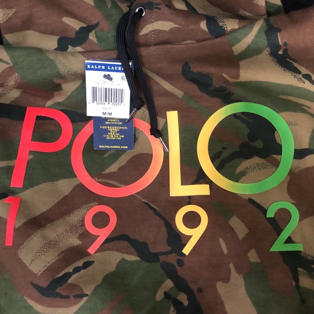 POLO RALPH LAUREN(ポロラルフローレン)のpolo ラルフローレン 1992 92 パーカー フーディ 迷彩　カモフラ　m メンズのトップス(パーカー)の商品写真