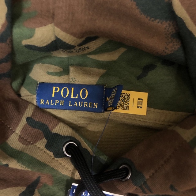 POLO RALPH LAUREN(ポロラルフローレン)のpolo ラルフローレン 1992 92 パーカー フーディ 迷彩　カモフラ　m メンズのトップス(パーカー)の商品写真