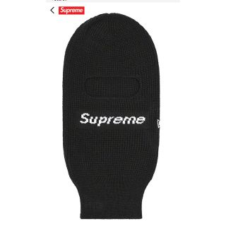 シュプリーム(Supreme)のSupreme New Era Logo Balaclava Black 黒(ニット帽/ビーニー)