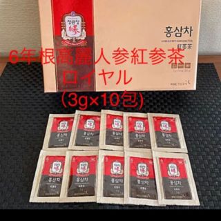 6年根高麗人参紅参茶ロイヤル（3g×10包)【正官庄】 紅参茶【正官庄】(健康茶)