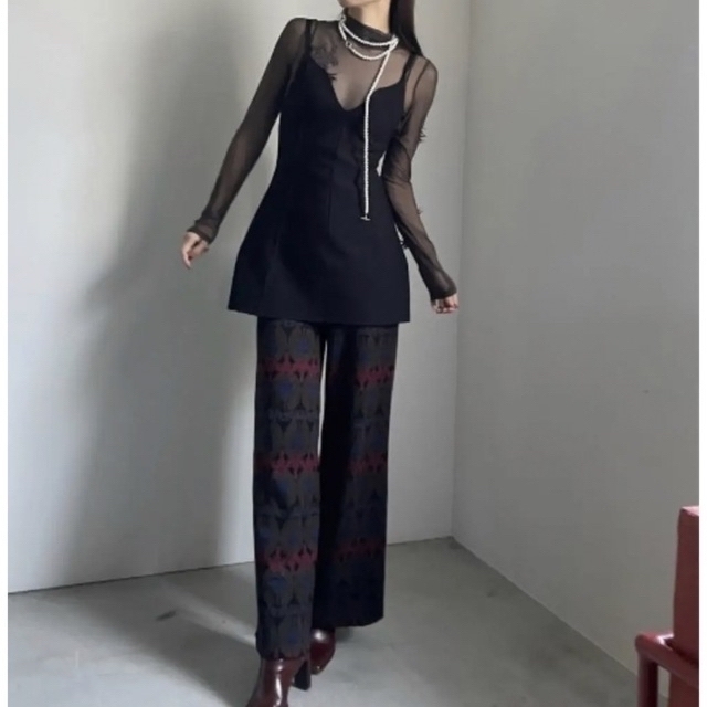 AMERI UND FUR EMBROIDERY SKIN TOP GRAY | unimac.az