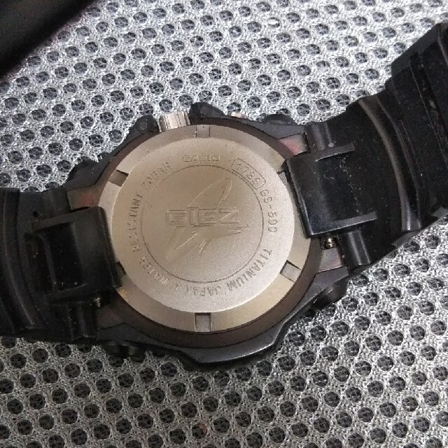 G-SHOCK(ジーショック)のカシオ G-SHOCK GIEZ GS-500 ブラック文字 動作品 メンズの時計(腕時計(アナログ))の商品写真