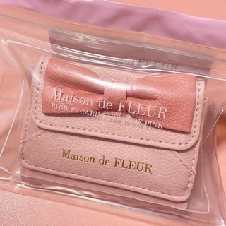 メゾンドフルール(Maison de FLEUR)のメゾン ド フルール リボンカードケース(財布)