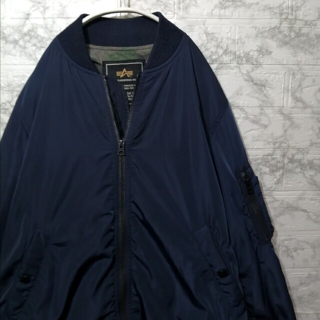 ALPHA INDUSTRIES - ☆アルファ インダストリーズ☆MA-1 ネイビー